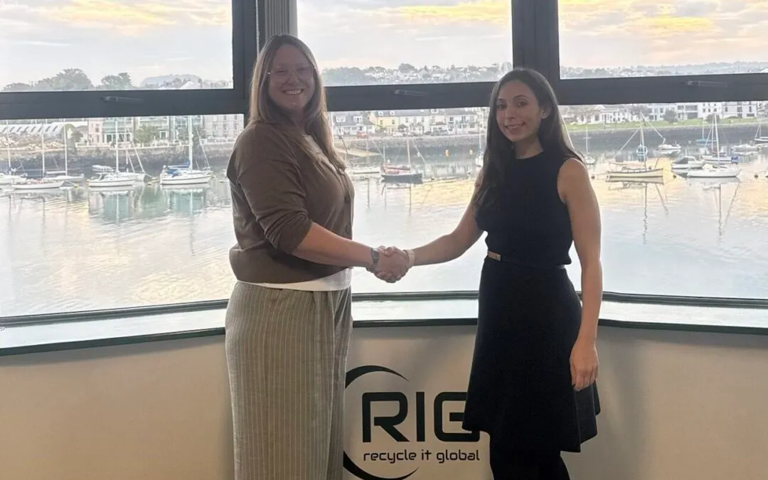 Marketing Manager Judith Ball and Communications Director Philippa Sherrell at RIG HQ