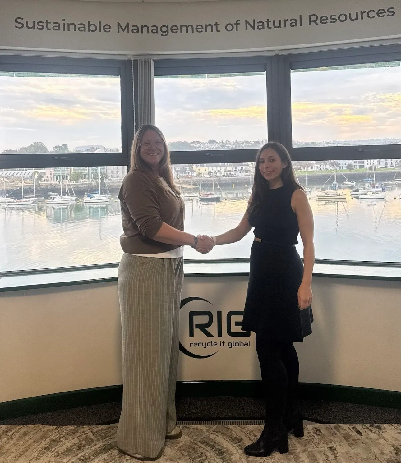 Marketing Manager Judith Ball and Communications Director Philippa Sherrell at RIG HQ